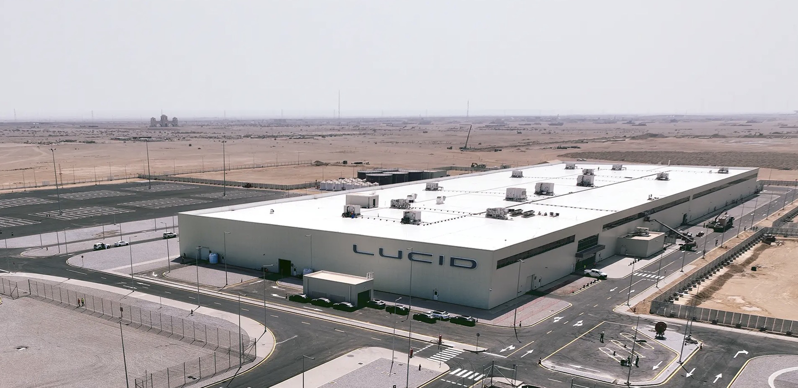 Lucid沙特厂建成了！初始年产能5000辆