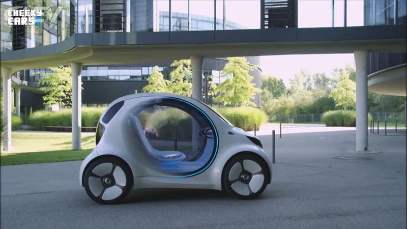 2030年自动驾驶的 smart vision EQ fortwo